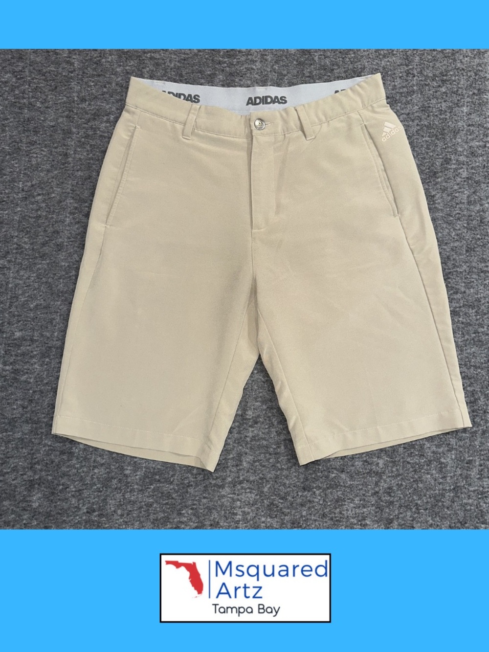 adidas Men's Beige Hybrid Shorts